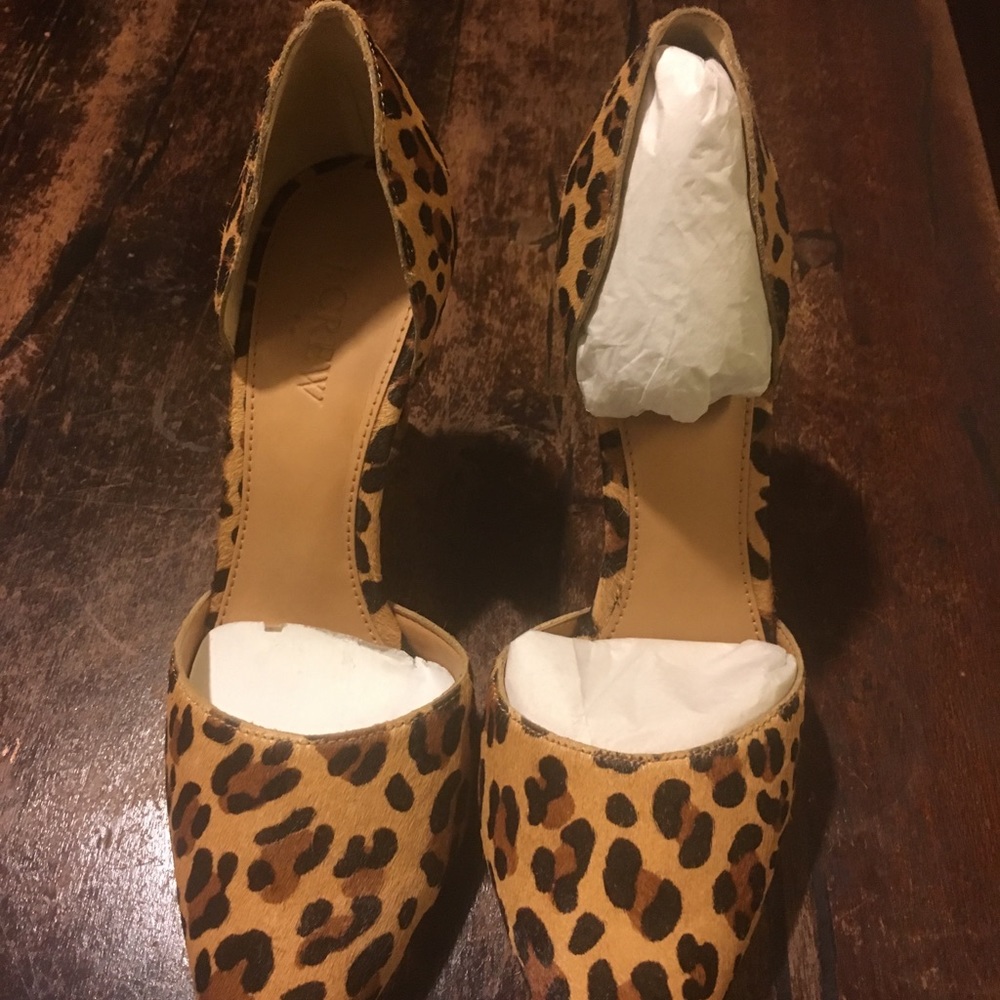 J.Crew Leopard Print Pumps